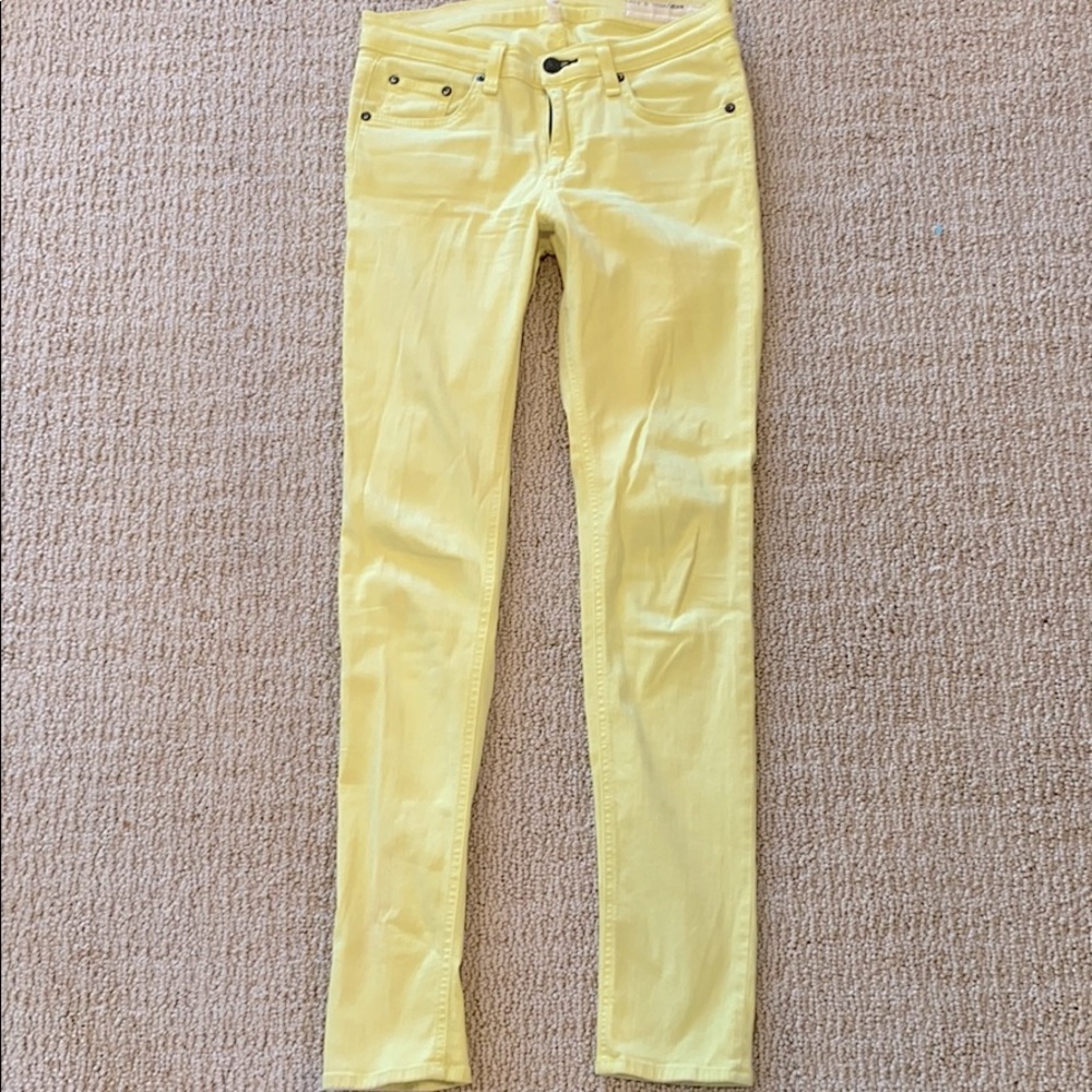 Rag & bone yellow jean